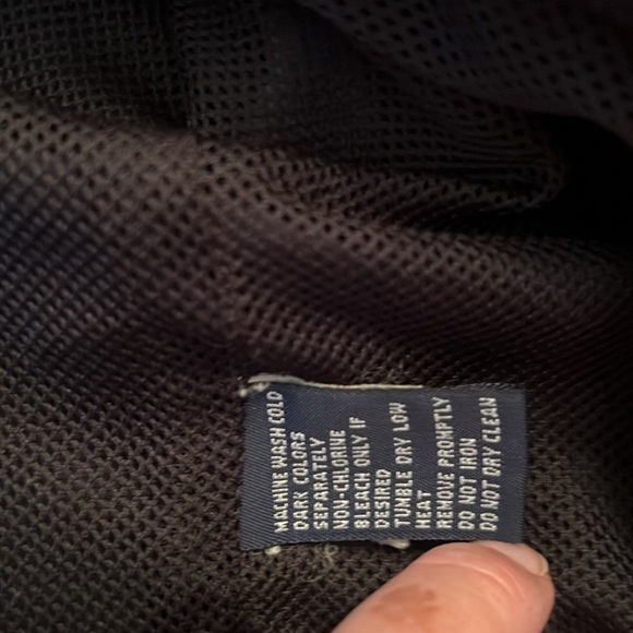 Rare Ralph Lauren Chaps Half Zip Pullover Hoodie Jacket Men Size L - Picture 10 of 11